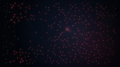 Botnet Infection Spreading Through Network &amp; Quarantined Cybersecurity Animation 库存影片 347567607