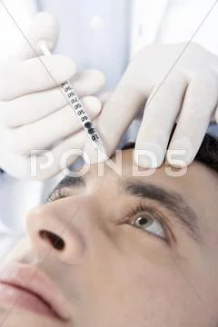 Botox injection Stock Photos