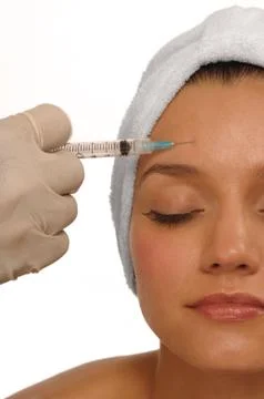 Botox injection Stock-Fotos