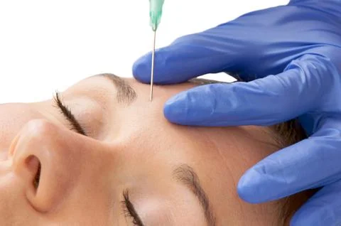 Botox injection Stock Photos