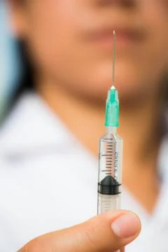 Botox injection Stock Photos