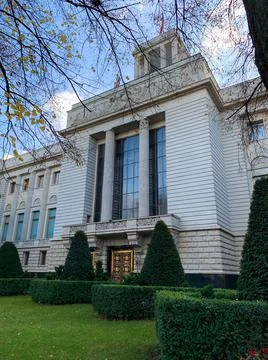 Botschaft der Russischen Föderation. Embassy of Russia in Berlin, Germany. Stock Photos