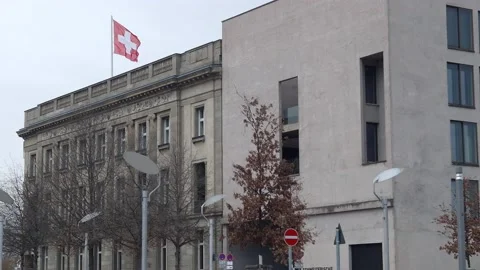 Botschaft Schweiz, Berlin Stock Footage 237361588
