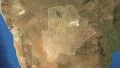 Botswana. 3d earth in space - zoom in on Botswana contoured 4k 4k or 4k+ Resolution