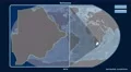 Botswana - 3D tube zoom (Kavrayskiy VII projection) 4k or 4k+ Resolution