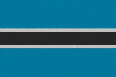 Botswana fabric flag Stock Illustration