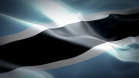 Botswana flag animation Video stock 133122230