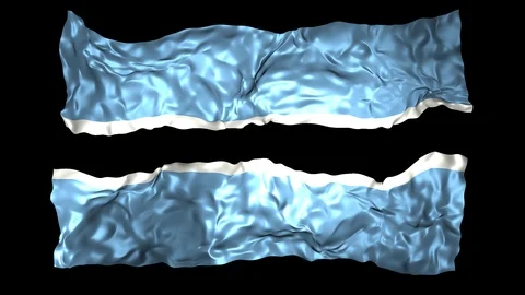Botswana flag Stock Footage 110788651