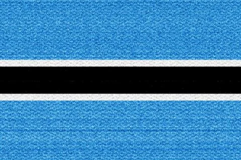 Botswana flag Stock Illustration