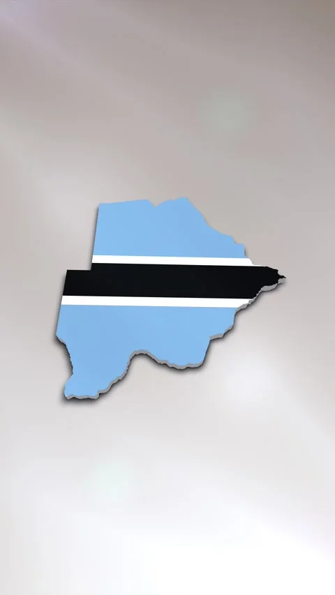 Botswana Flag Stock Footage ~ Royalty Free Stock Videos | Pond5