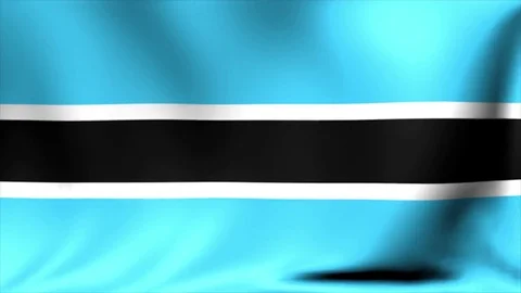 Botswana flag, new and different ripple effect. The is designed without angle Video stock 71773714