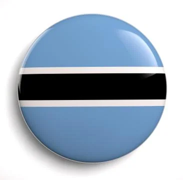 Botswana flag Stock Photos
