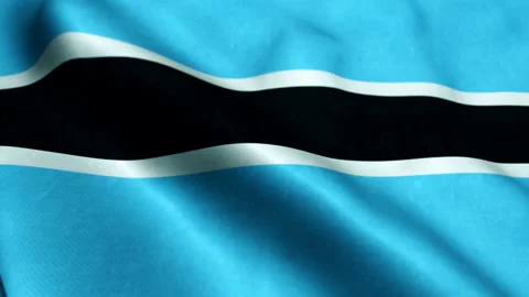 Botswana flag - Seamless Looping Видео 210588034