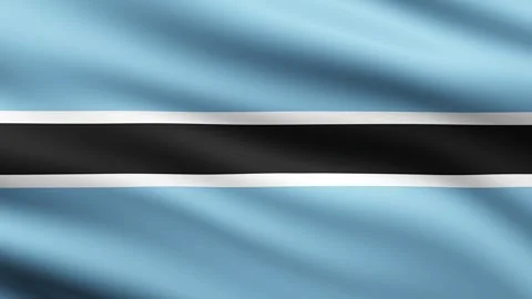 Botswana Flag Waving Animation Background Animated Flag Of Botswana Stock Footage 270851196