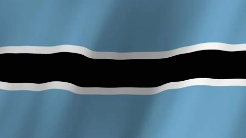 Botswana flag waving animation Stock Footage 220072883