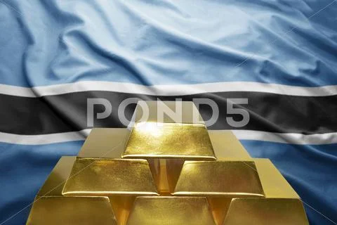 Botswana gold reserves Stock Photos