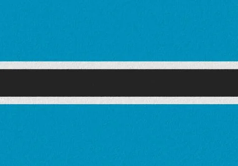 Botswana paper flag Stock Illustration