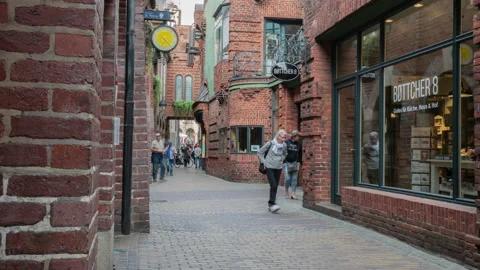 Böttcherstraße 4K Timelapse Stock Footage 147988806