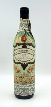 Bottle of Appassimento Puglia Rosso Stock Photos