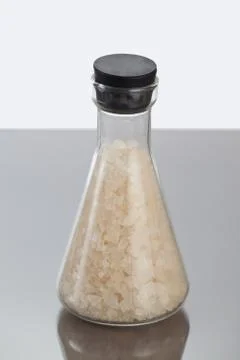 Bottle of bathing salt Stock Photos