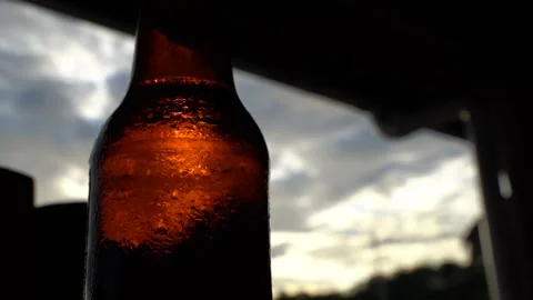 Bottle of beer. Stock Footage 197002882