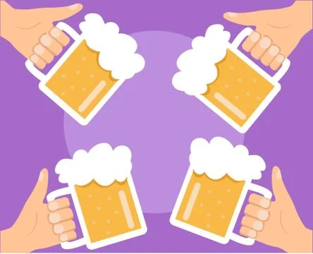 Bottle of beer Stock Illustration