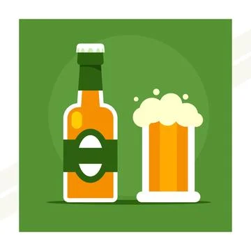 Bottle-of-beer Stock Illustration