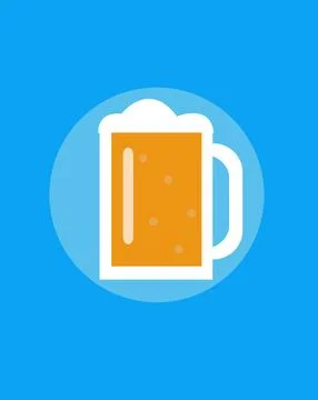 Bottle of beer vector illustration Stock Illustration