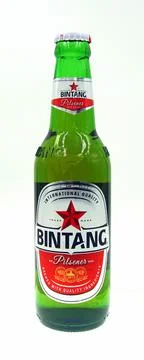 Bottle of Bintang Bir Pilsener, Stock Photos
