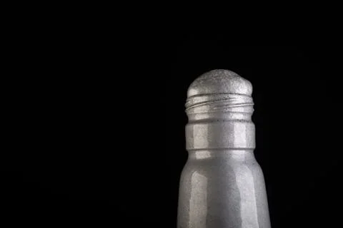 Bottle on black background studio shot 스톡 사진