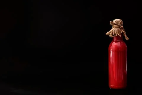 Bottle with blank mark Stock Photos