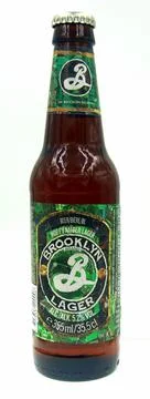 Bottle of Brooklyn Lager Stock Photos