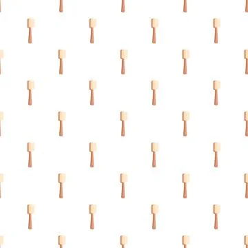 Bottle brushes creating a seamless cleaning tool pattern 스톡 일러스트