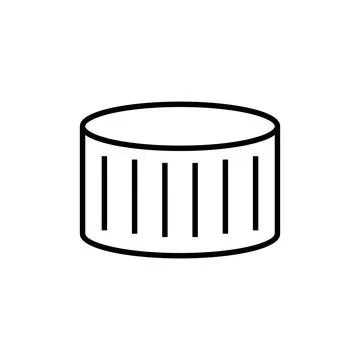 Bottle cap icon vector Stock Illustration