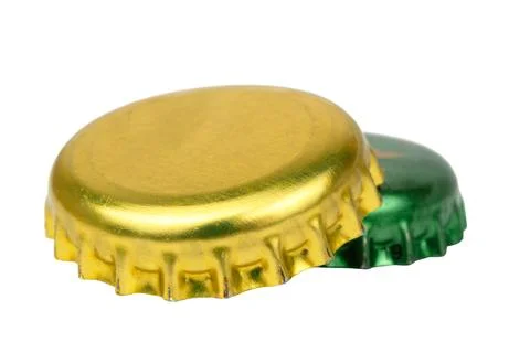 Bottle cap isolated on white background. without shadow Stock Photos