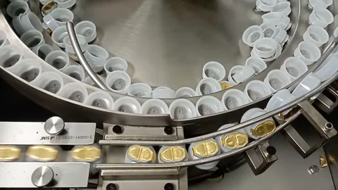 Bottle cap supplier container Stock-Footage 328643723