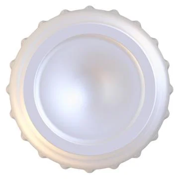 Bottle cap. Top view Stock Illustration