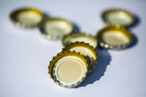 Bottle cap on white background Stock Photos