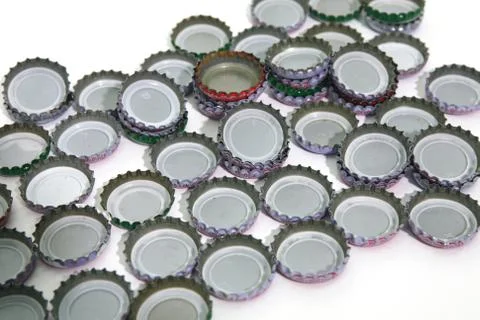 Bottle caps Stock Photos