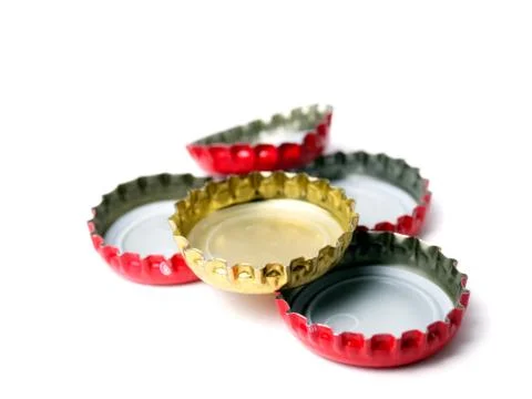Bottle caps Stock Photos