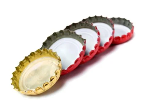 Bottle caps Stock Photos