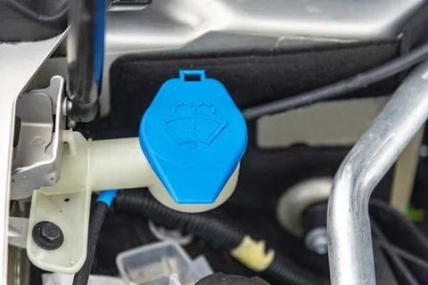 A bottle of car windshield washer fluid Stock Photos