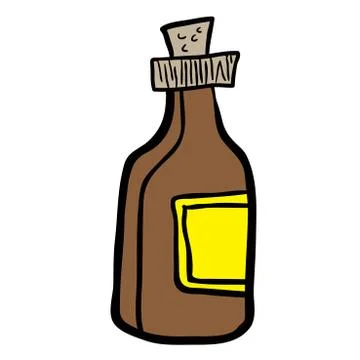 Bottle cartoon Stock Illustration
