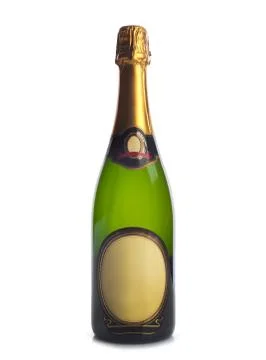 Bottle of champagne Stock Photos