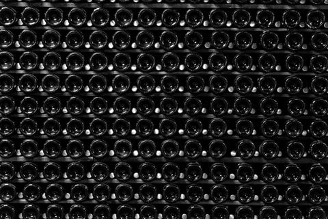 Bottle of champagne Stock Photos