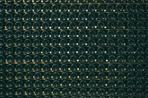 Bottle of champagne Stock Photos