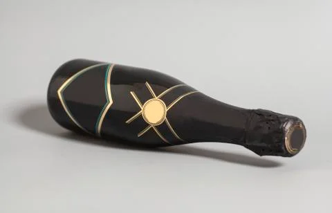 Bottle of champagne Stock Photos