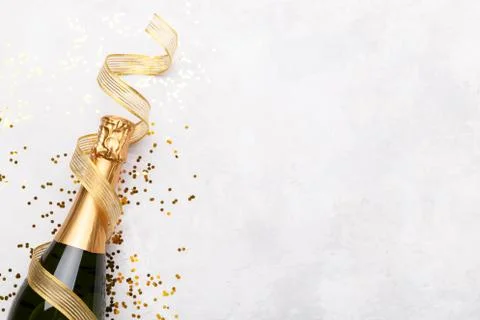 Bottle of Champagne Stock Photos