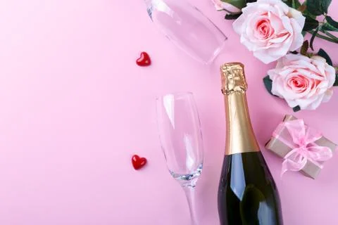 Bottle of Champagne Stock Photos