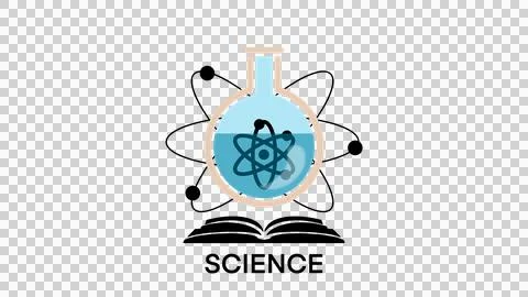 Bottle of chemistry, chemist in lab goggles contemplating a molecular structure Stock Illustration